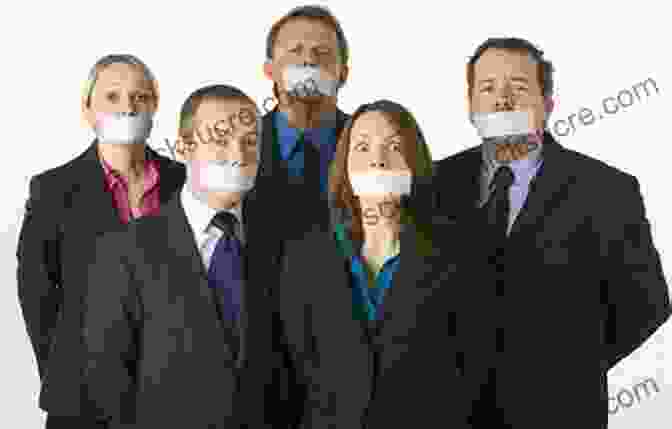 A Group Of People With Their Mouths Taped Shut, Representing The Tyranny Of Political Correctness Incorrect Thoughts: Notes On Our Wayward Culture