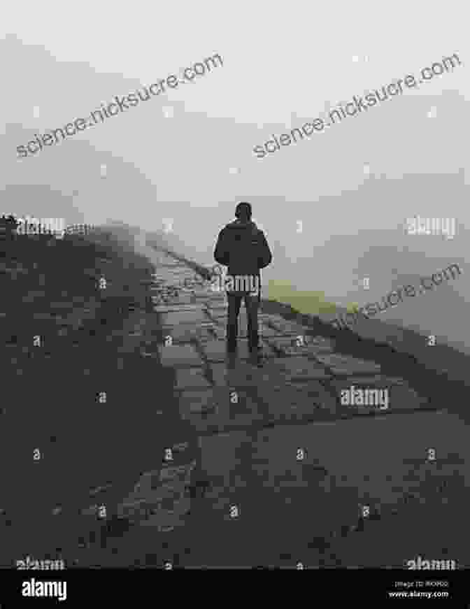 A Lone Figure Stands At The Base Of A Towering Structure, Its Summit Shrouded In Clouds. Tower Climber (A LitRPG Adventure 1)