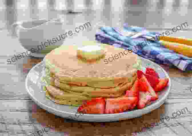 A Stack Of Fluffy Whole Wheat Pancakes Topped With Sliced Fruit Outdoor Griddle Cookbook : Healthy And Delicious Breakfast Lunch Dinners And Snakes Recipes Also More Recipes For All Ages