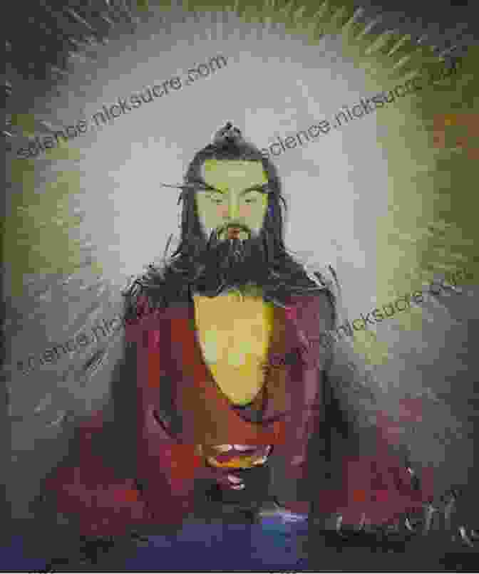 An Illustration Of Zen Master Bodhidharma And Master Swordsman Miyamoto Musashi Sitting In Meditation, Surrounded By Nature. The Unfettered Mind: Writings From A Zen Master To A Master Swordsman