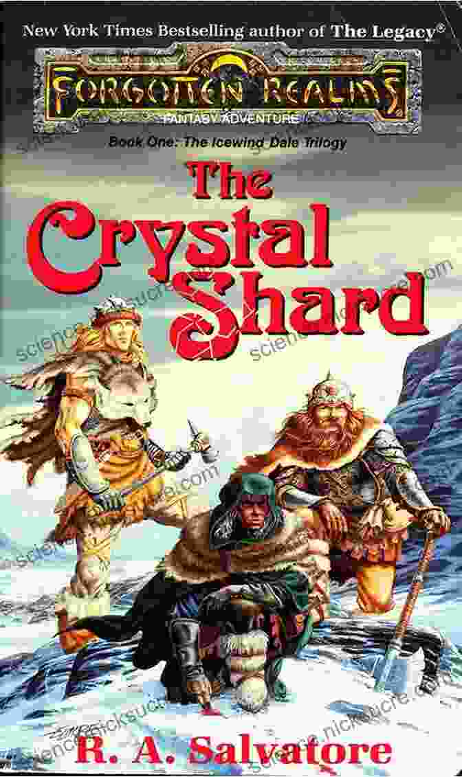 Book Cover Of The Crystal Shard, Featuring Drizzt Do'Urden Standing In A Snowy Forest The Crystal Shard (The Legend Of Drizzt 4)