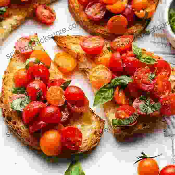 Bruschetta With Roasted Tomatoes And Basil Cook With Amber: Fun Fresh Recipes To Get You In The Kitchen