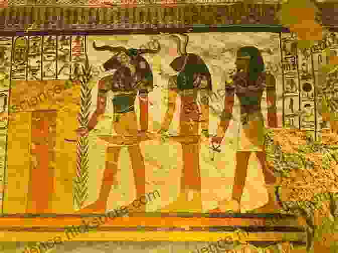 Exquisite Hieroglyphic Paintings Adorn The Walls Of A Royal Tomb, Narrating Tales Of The Pharaoh's Life And His Passage Into The Next World. The Royal Tombs Of Ancient Egypt