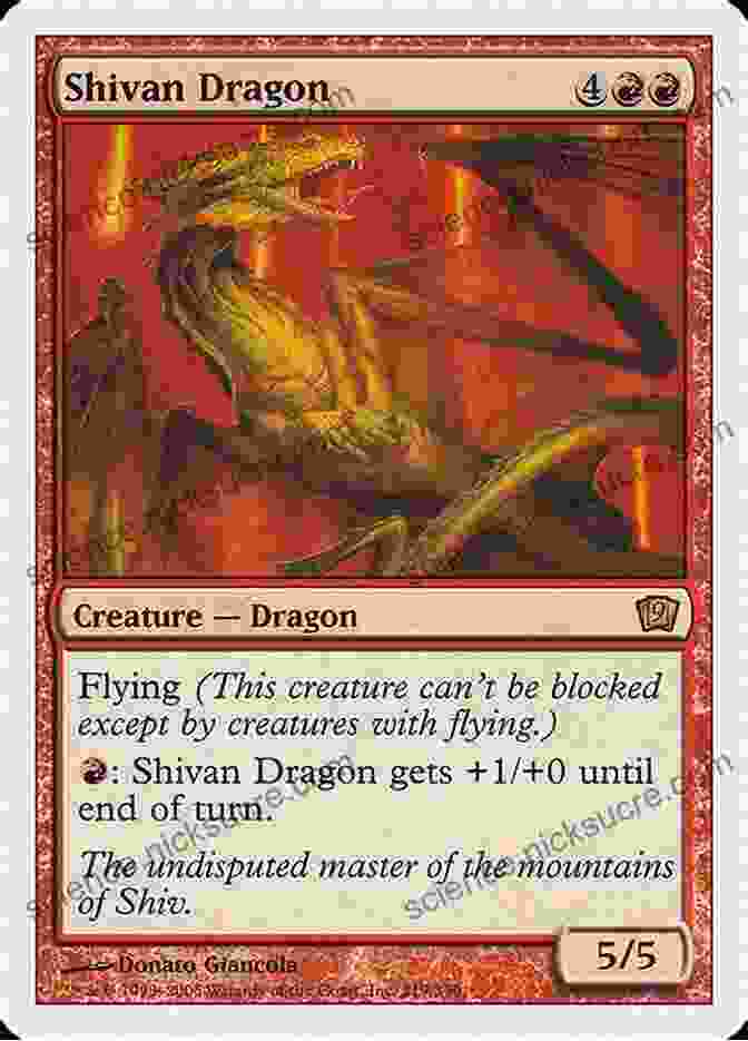 Shivan Dragon, One Of The Iconic Creatures From The Early Magic: The Gathering Sets Magic: The Gathering: Legends: A Visual History (Magic The Gathering)