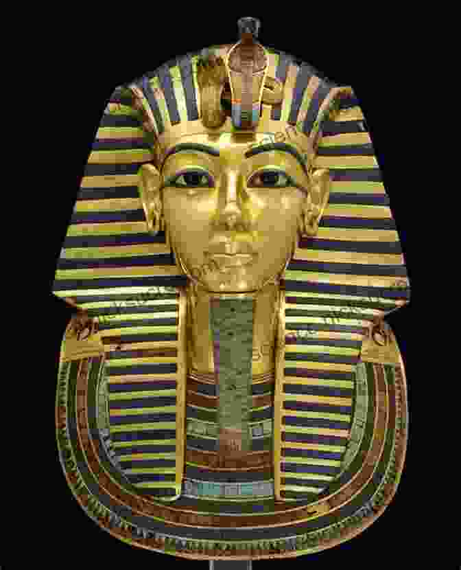 The Iconic Golden Burial Mask Of Pharaoh Tutankhamun, Adorned With Lapis Lazuli, Turquoise, And Carnelian, Symbolizing The Pharaoh's Divine Status As The Protector Of Egypt Tutankhamun S Trumpet: Ancient Egypt In 100 Objects From The Boy King S Tomb