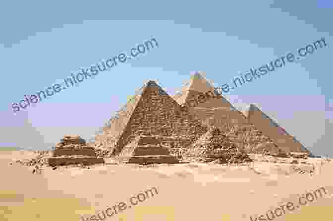 The Towering Pyramids Of Giza, A Testament To The Architectural Prowess Of Ancient Egypt. The Royal Tombs Of Ancient Egypt